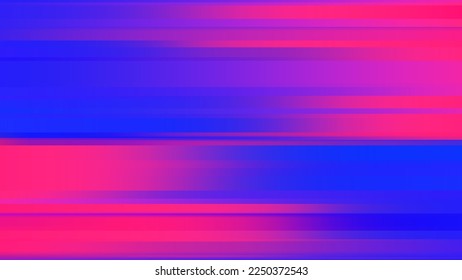 Neon color horizontal stripe speed line abstract background