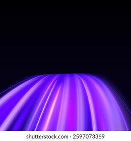 Neon color rays vector abstract background. Futuristic technological style. Abstract background with speed lines. Vector illustration. Futuristic. The light lines of the road are blue png