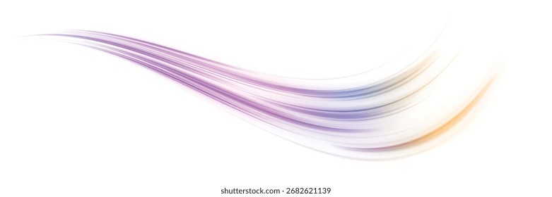 Neonfarbstrahlen, Vektorabstrakter Hintergrund. Futuristischer technologischer Stil. Abstrakter Hintergrund mit Geschwindigkeitslinien. Vektorgrafik. Futuristisch. Die hellen Linien der Straße sind blau png