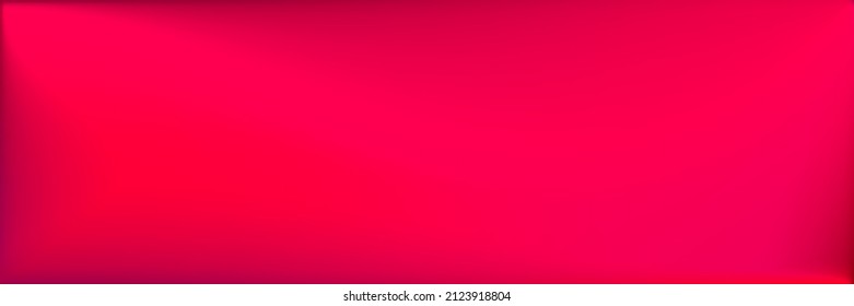 Neon Color Red Wavy Gradient Mesh. Vibrant Bright Smooth Surface Backdrop. Blank Color Wavy Gradient Mesh. Dark Bright Blood Smooth Surface Illustration. Blank Vivid Rose Original Background.