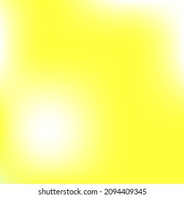 Neon Color Yellow Bright Blurry Background. Multicolor Light Fashion Lemon Gradient Background. Vector Liquid Smooth Spotlight Vivid Smooth Surface. Vibrant White Watercolor Trendy Gradient Mesh.