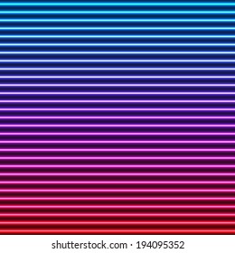 Neon colored background of horizontal lines. vector illustration eps10