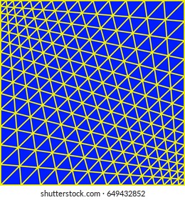 neon colored op-art vector background of triangles.
