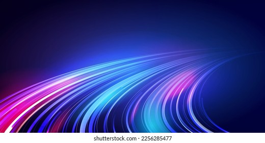 Neon Colored Race Or Speedway - Shutterstock ID 2256285477