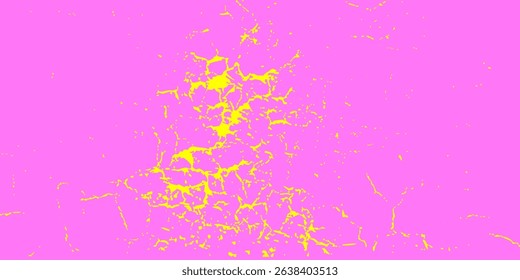 Neon colored urban punk background with halftone texture, paint drops and splashes. Bright pink and yellow colored banner design. Modern grunge background with hand drawn brush strokes. eps 10