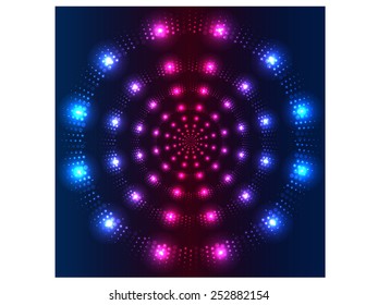 Neon colorful abstraction.Vector
