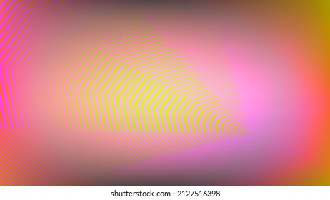 Neon colorful gradient with lines blend digital art.