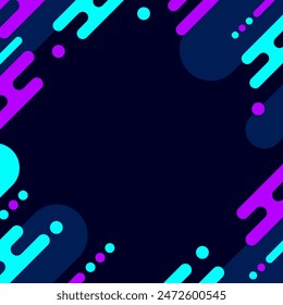 Neon colors on black background. Stylish backgrounds for technology and modern images.