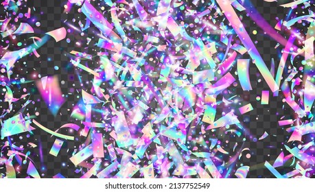 Neon Confetti. Disco Burst. Glitch Tinsel. Laser Prismatic Template. Violet Blur Glare. Rainbow Effect. Fiesta Foil. Fantasy Art. Blue Neon Confetti