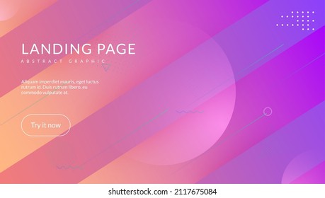 Neon Cover. Fluid Poster. Liquid Concept. Memphis Paper. Pink Hipster Shape. Colorful Magazine. Cool Landing Page. Flow Gradient Background. Lilac Neon Cover