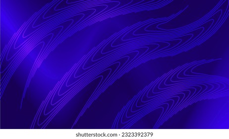 Neon Dark Purple Chrome Reflection Swirl Wave Texture Background