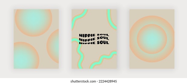 Neon Design Backgrounds For Wall Art Prints With Wavy Text Quote