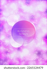 Neon Design. Digital Shape. Blue Retro Texture. Simple Flyer. Magic Pearlescent Template. Memphis Dots. Holographic Pattern. Round Screen. Purple Neon Design