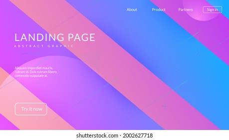 Neon Design. Purple Memphis Background. Rainbow Shape. Hipster Paper. Cool Liquid Cover. Color Landing Page. Modern Journal. Colorful Geometry. Lilac Neon Design