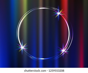 Neon different color frame