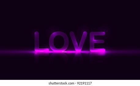 neon digital card. vector illustration