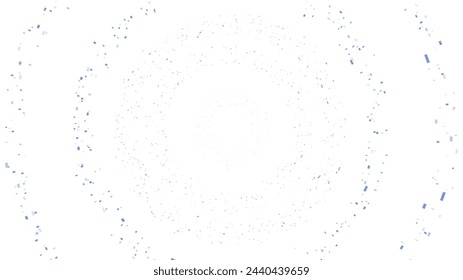 Neon dots background. Cyberspace and virtual reality. Data cluster. Texture and space for text. Poster or banner for website. Cartoon neon vector illustration isolated on white backdrop