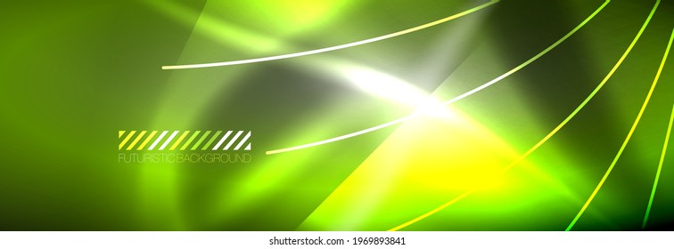 Neon dynamic beams vector abstract wallpaper background. Wallpaper background, design templates for business or technology presentations, internet posters or web brochure covers