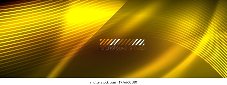 Neon dynamic beams vector abstract wallpaper background. Wallpaper background, design templates for business or technology presentations, internet posters or web brochure covers