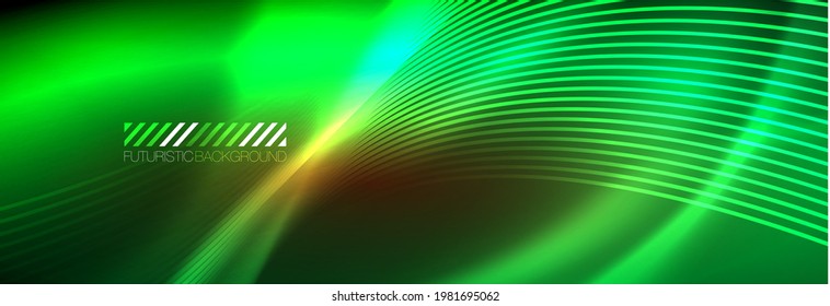 Neon dynamic beams vector abstract wallpaper background. Wallpaper background, design templates for business or technology presentations, internet posters or web brochure covers