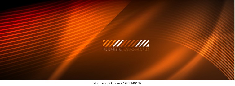 Neon dynamic beams vector abstract wallpaper background. Wallpaper background, design templates for business or technology presentations, internet posters or web brochure covers