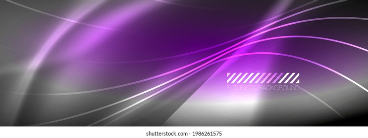 Neon dynamic beams vector abstract wallpaper background. Wallpaper background, design templates for business or technology presentations, internet posters or web brochure covers
