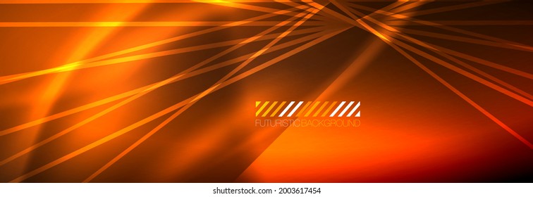 Neon dynamic beams vector abstract wallpaper background. Wallpaper background, design templates for business or technology presentations, internet posters or web brochure covers