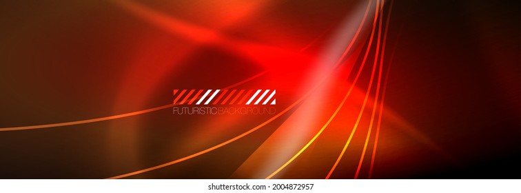 Neon dynamic beams vector abstract wallpaper background. Wallpaper background, design templates for business or technology presentations, internet posters or web brochure covers