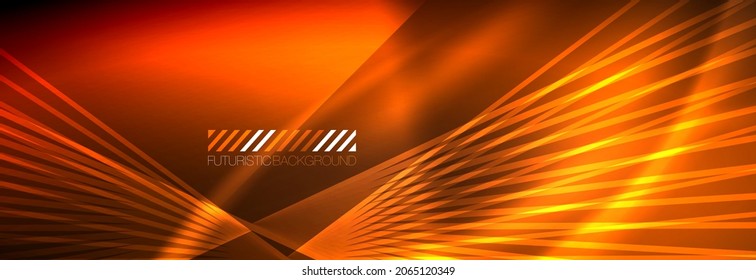 Neon dynamische Balken, Vektorgrafik abstrakter Hintergrund. Hintergrund, Design-Vorlagen für Geschäfts- oder Technologiepräsentationen, Internet-Plakate oder Web-Broschürenumschläge