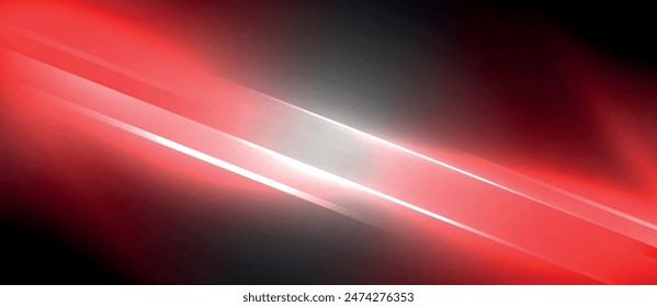 Neon dynamic diagonal light rays background. Techno digital geometric concept design for wallpaper, banner, presentation, background