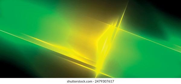 Neon dynamic diagonal light rays background. Techno digital geometric concept design for wallpaper, banner, presentation, background
