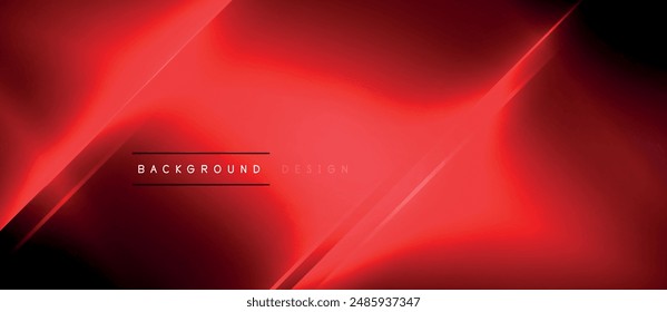 Neon dynamic diagonal light rays background. Techno digital geometric concept design for wallpaper, banner, presentation, background