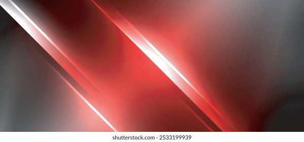 Neon dynamische diagonale Lichtstrahlen Hintergrund. Techno digitale geometrische Konzept Design für Tapete, Banner, Präsentation, Hintergrund