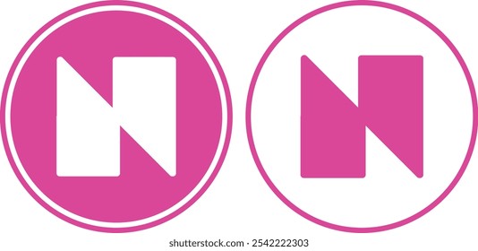Ilustraciones del logotipo de la criptomoneda de neón EVM-Neon sobre fondo abstracto. Ilustraciones 3D.