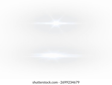 Explosión de neón con rayos brillantes y estrellas brillantes.