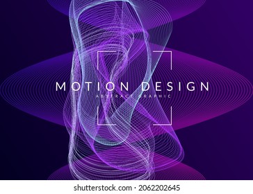 Neon flyer. Creative show brochure template. Dynamic fluid shape and line. Neon flyer trance event. Techno dj party. Electro dance music. Electronic sound. Club fest poster. 