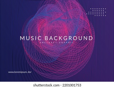 Neon flyer. Curvy discotheque magazine design. Dynamic fluid shape and line. Neon flyer trance event. Techno dj party. Electro dance music. Electronic sound. Club fest poster. 