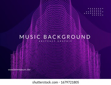 Neon flyer. Geometric discotheque magazine design. Dynamic fluid shape and line. Neon flyer trance event. Techno dj party. Electro dance music. Electronic sound. Club fest poster.