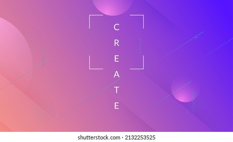 Neon Flyer. Technology Wallpaper. Wave Landing Page. Violet Trendy Background. Flat Futuristic Shape. Modern Journal. Bright Paper. Rainbow Design. Violet Neon Flyer