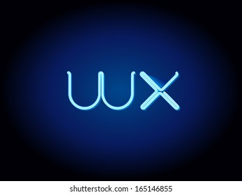 Neon Font uv