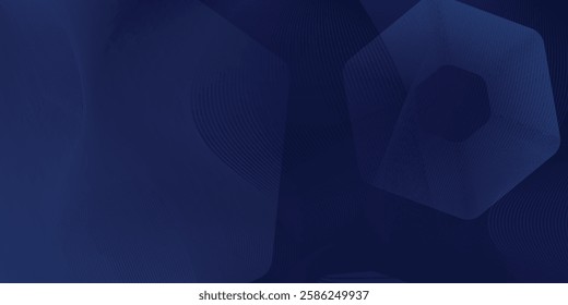 Neon frame in pentagon form with shining effects on dark background. Empty glowing techno backdrop. Vector illustration.