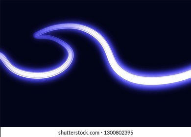 Neon futuristic glow shapes background. Wallpaper with lines. Eps vector illustration