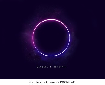 neon, galaxy, background, galaxy circle