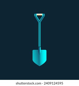 Neon Gardening Tools Long Handle Shovel