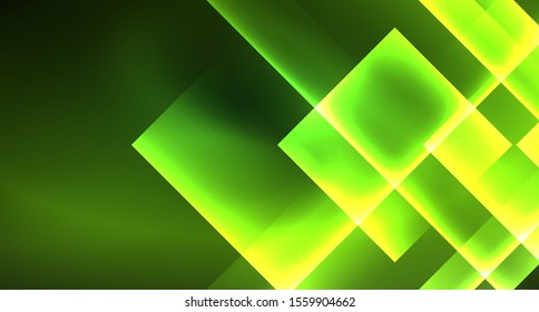 Fondo abstracto geométrico neón en estilo hipster sobre fondo claro. Diseño retro espacial. Patrón geométrico de color. Fondo abstracto de forma cuadrada. Textura geométrica moderna.