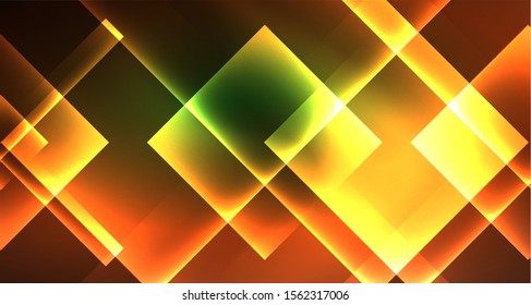 Fondo abstracto geométrico neón en estilo hipster sobre fondo claro. Diseño retro espacial. Patrón geométrico de color. Fondo abstracto de forma cuadrada. Textura geométrica moderna.
