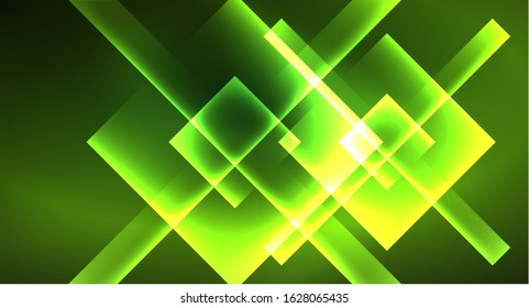 Fondo abstracto geométrico neón en estilo hipster sobre fondo claro. Diseño retro espacial. Patrón geométrico de color. Fondo abstracto de forma cuadrada. Textura geométrica moderna.