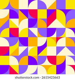 Neon Geometric Abstract Pattern Background. Bold neon abstract geometric pattern with vibrant colors, ideal for digital prints, party decor, fashion, and futuristic design themes.