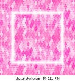 Neon geometric pattern