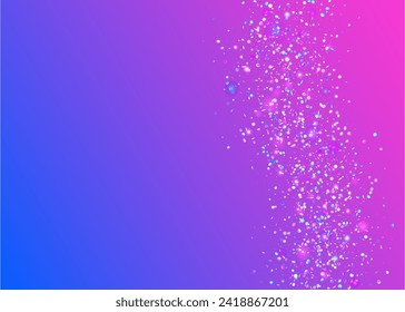 Neon Glitter. Pink Laser Sparkle. Disco Surprise Backdrop. Festive Effect. 3d Pattern. Digital Dust. Rainbow Burst. Falling Poster. Blue Neon Glitter